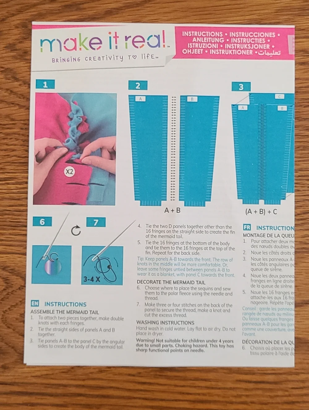 Make It Real: Knot & Bling Mermaid Tail Craft Kit